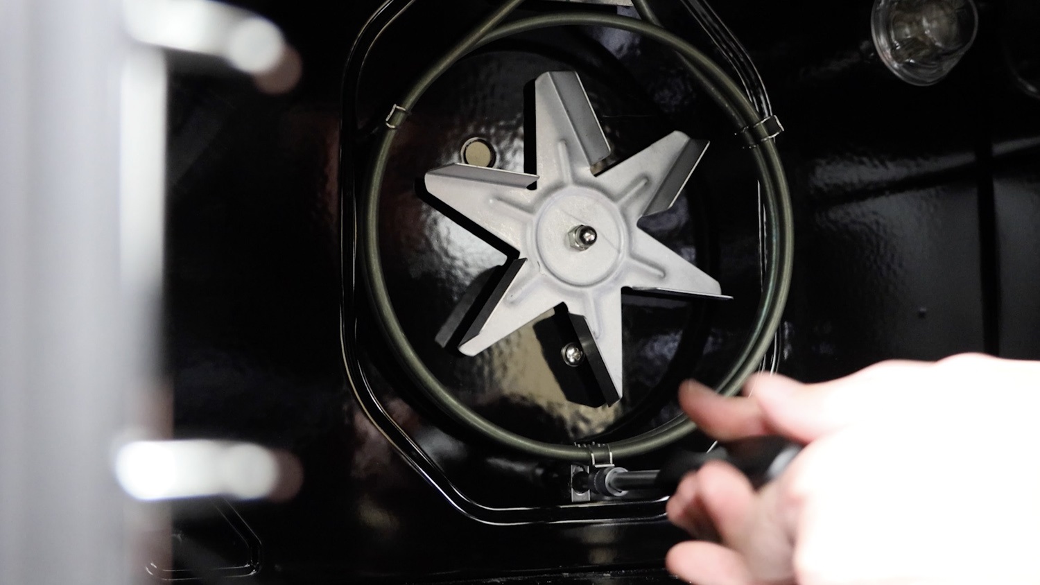Remove bottom screw